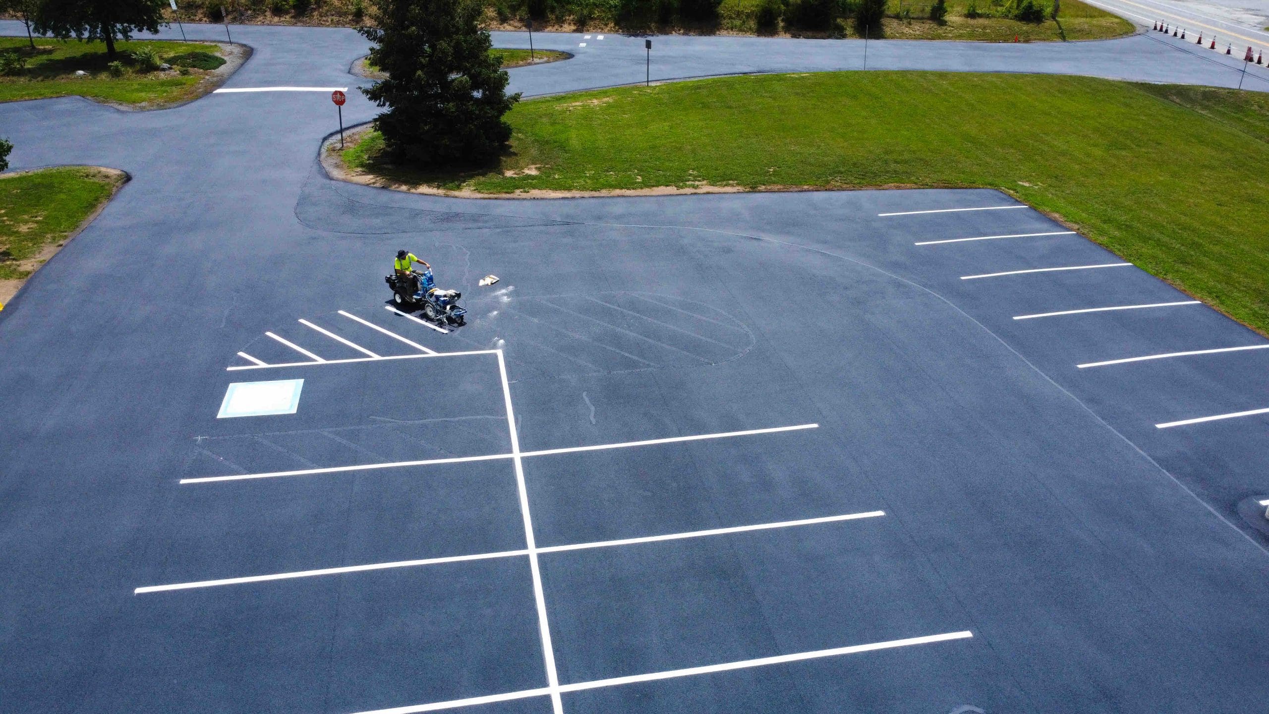 Industrial Line Striping Services